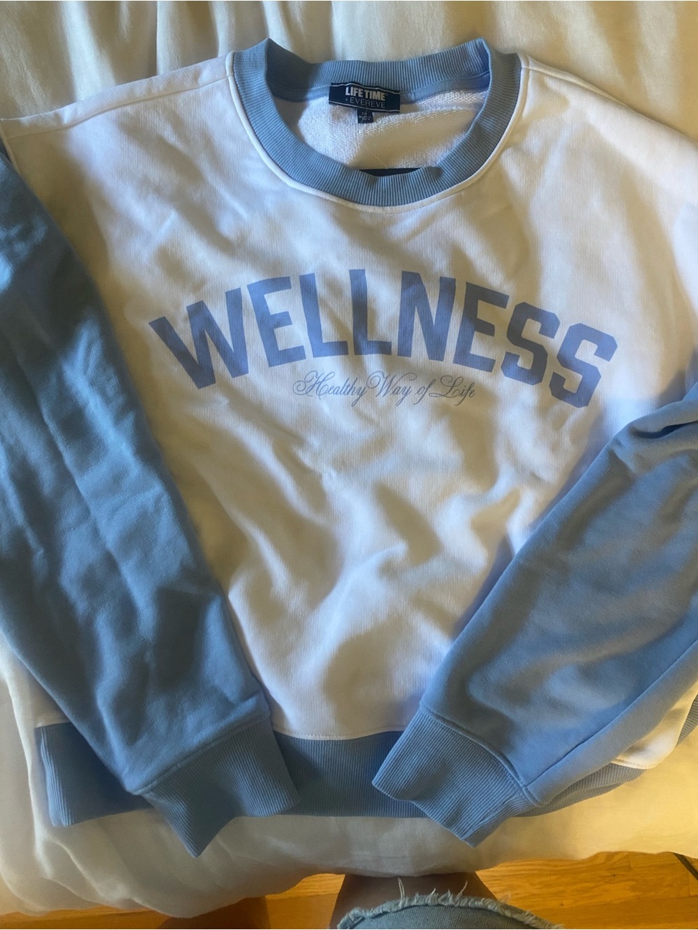 Evereve x Lifetime wellness sweatshirt